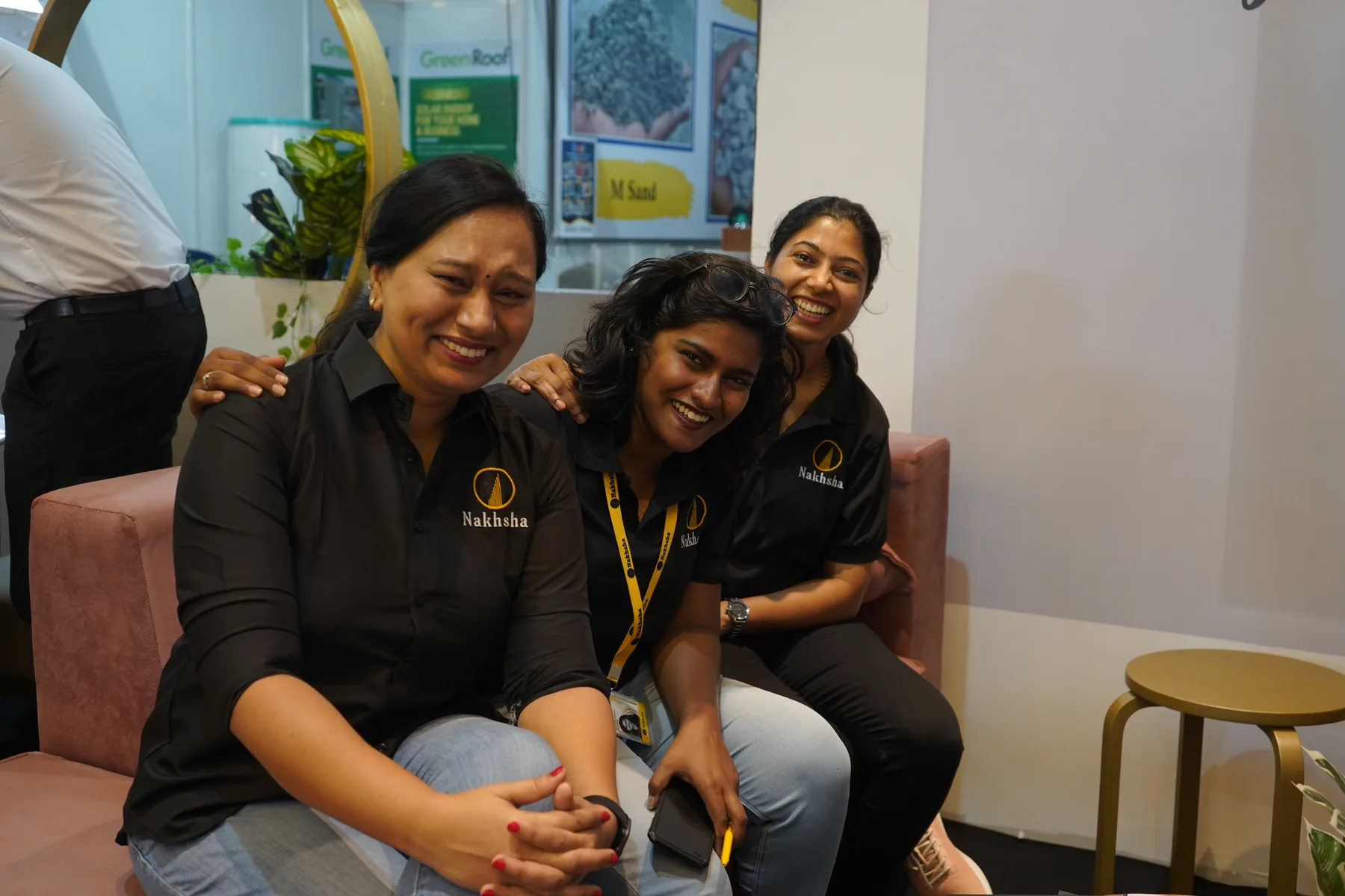 Nakhsha employees together at a team event